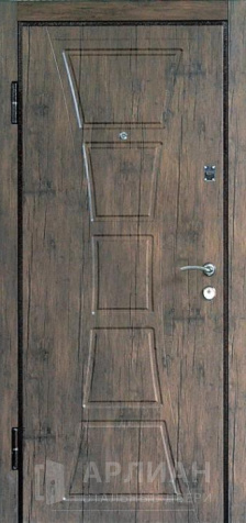 Фото №2 «Черная входная дверь с терморазрывом для дачи с усиленными петлями №36»