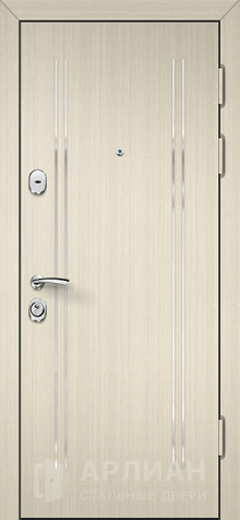 Фото «Входная дверь сандал в комплектации ручки серебро №349»